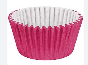 Forminha p/ Mini Cupcake Pink c/ 45 Un.