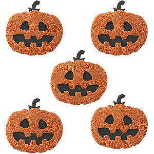 Aplique Glitter Halloween Chapéu Bruxa Piffer 4,5x5cm 1und