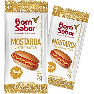 Mostarda em Sache Bom Sabor Caixa c/ 182 Un.