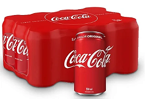 Coca Cola Original Lata 350ml 12 Unidades.