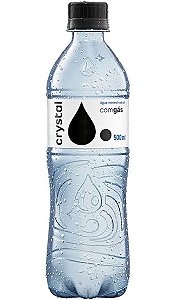 Água Mineral com Gás Crystal 500ml Un.