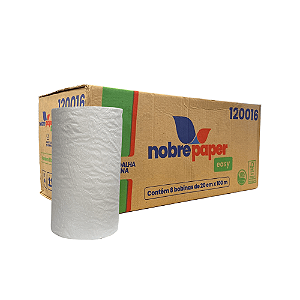 Papel Toalha Bob. F.S 20X100 MTS. Nobre CX C/ 8 UN.