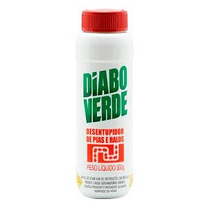 Desentupidor Granulado Diabo Verde c/300gr Un.