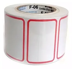 ETIQUETA MULTIUSO TARJADA 60X40 1330 UN.
