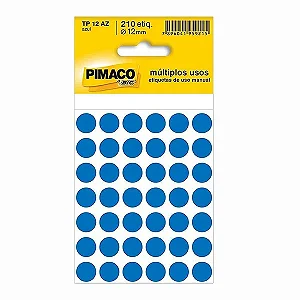 ETIQUETA AZUL PIMACO C/ 210 UN