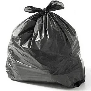 SACO P/ LIXO 20 LTS. PRETO FINO C/ 100 UN.
