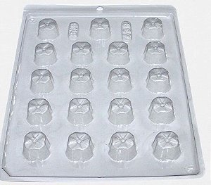 Forma para Bombom Redondo Cavado Bwb Un.