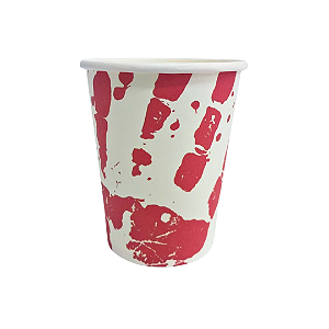 COPO PAPEL HELP HALLOWEEN 270ML SILVER FESTAS C/10 UN