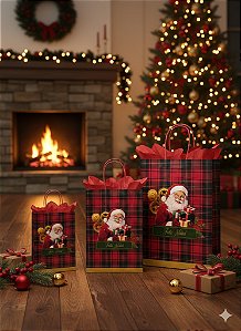 Sacola de Presente - Fábrica do Papai Noel