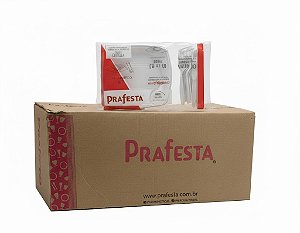 Caixa Kit Churrasco Quadrado Branco Prafesta - c/ 20 kits.