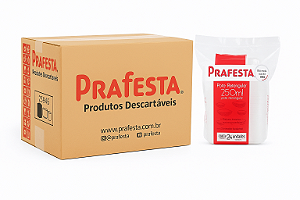Caixa Pote c/ Tampa 250ml Retangular Prafesta - c/ 144 und.