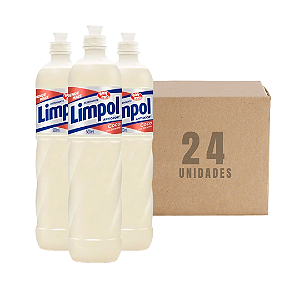 Detergente Limpol Côco 500ml Caixa c/24X500 Un.