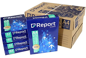 Papel Sulfite A4 Report Premium Caixa c/ 10x500 Un.