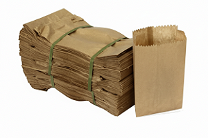 Saco Kraft 10Kg 49x20cm com 100 Un.