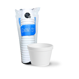 Pote Térmico de Isopor EPS 237ml (8oz) Darnel 20 Un.