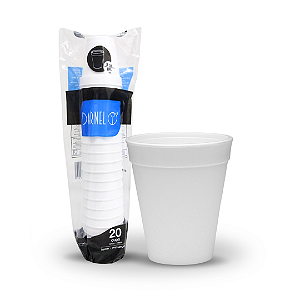 Copo Térmico Isopor EPS 88ml (3oz) Darnel 20 Un.