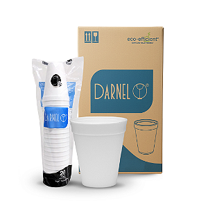 Copo Térmico Isopor EPS 355ml (12oz) Darnel Caixa 1000 Un.