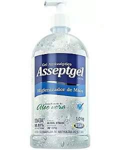 Álcool Gel Antisséptico 70% Asseptgel C/ 1 Kg