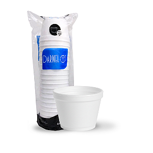 Pote Térmico de Isopor EPS 473ml (16oz) Darnel 20 Un.