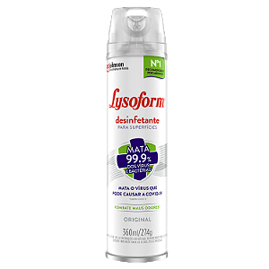 Lysoform Aerossol Original 360ml Un.