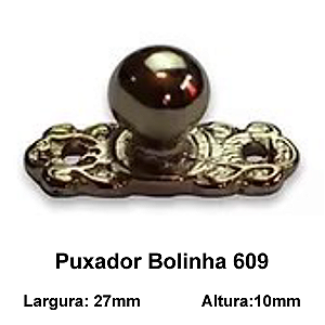 Puxador bolinha para artesanato modelo 609