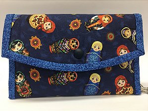 Carteira Feminina Em Tecido om Porta Cartão