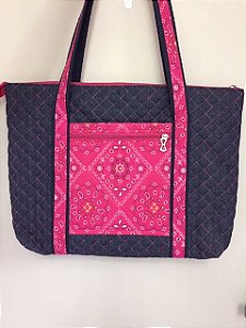 Bolsa Tecido Rosa