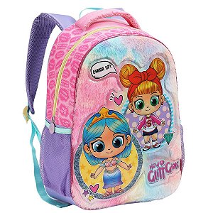 Mochila Costas Infantil Meninas Princesa Boneca