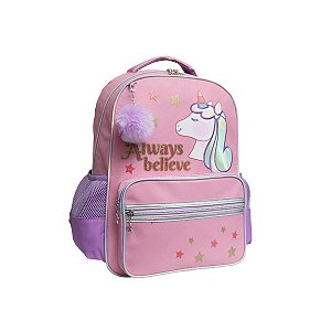 Mochila Costas Infantil Menina Unicornio