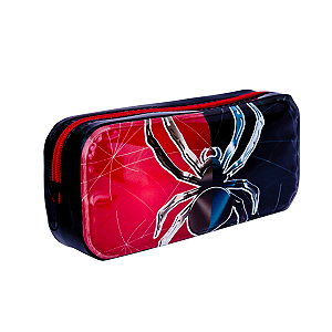 Estojo Escolar Aranha Menino Organizador