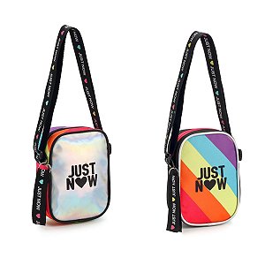 Bolsa Transversal Tira Colo Juvenil Holográfica Just Now