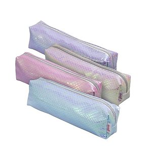 Estojo Escolar Juvenil Organizador Holográfico