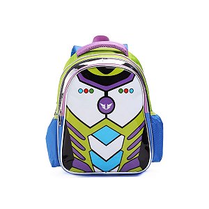 Mochila Costas Herói Espacial Infantil Escolar Espaçosa
