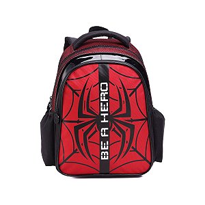 Mochila Costas Spider Herói Escolar Infantil Meninos