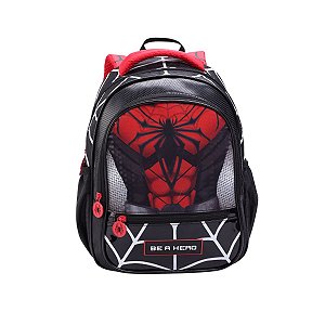 Mochila Escolar Infantil Meninos Spider Dark Grande