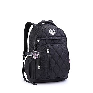 Mochila Feminina Juvenil Costas Para Notebook Matelassê