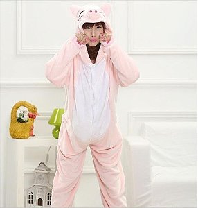 Roupa De Dormir Feminina Kawaii Flanela Conjunto De Pijama