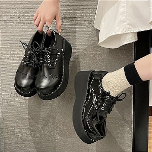 Sapato Plataforma Gótico - MobWay Store - Moda Alternativa, Kawaii e Gótica.
