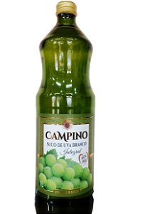 Suco de Uva Branco Campino 1 Litro - Integral e 0% açúcar