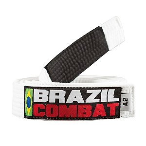 Faixa Jiu Jitsu Branca Brazil Combat