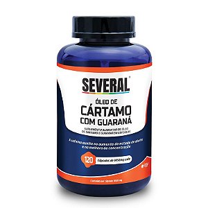 Óleo de Cártamo com Guaraná 1.000mg Several® - 120 cápsulas
