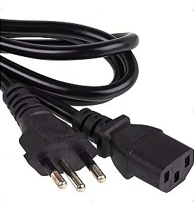 Cabo De Força Energia P/ Computador Tripolar