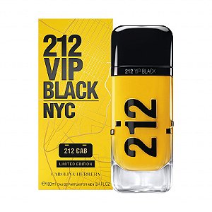 212 VIP Black 212 Cab Edição Limitada Eau de Parfum Masculino 100ml Carolina Herrera