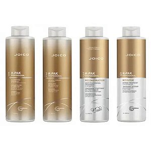 Kit Joico K Pak Reconstrução 4 Passos Hair Repair System (4x - 1 litro) - Joico