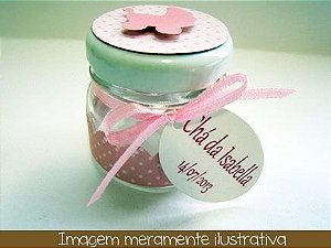 Potinho de Vidro Decorado