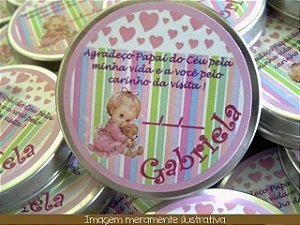 Latinha de Doces com Agradecimento