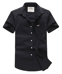 CAMISA HOLLISTER-PRETA
