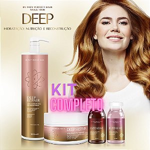 Kit completo Cronograma Capilar  - LINHA DEEP REPAIR