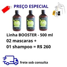 KIt Booster - 02 condicionado + 01 shampoo