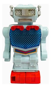 Brinquedo Mimo Antigo Robô  Robot Explorado Do Espaço Raro